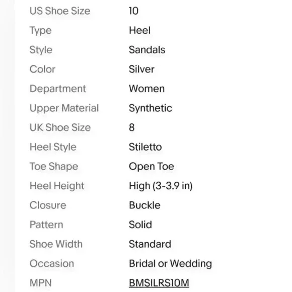 Mischka Women's Wedding Sandals Heels - Picture 7 of 7